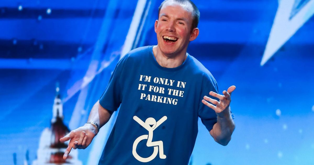 Cerebral palsy comedian wins all